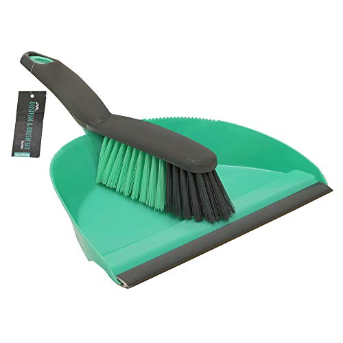 JVL Dustpan and Bristle Brush Set