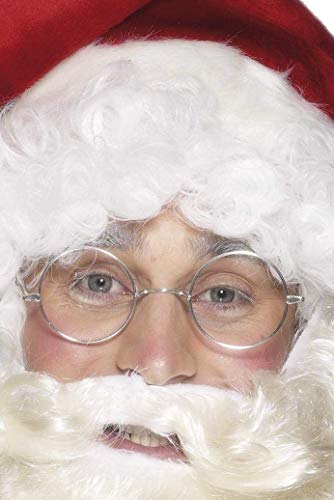 Smiffy's  Silver Wire Framed Santa Specs Costume Accessory (US)