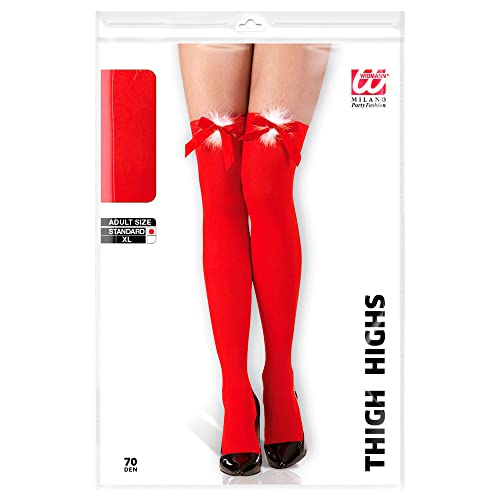 Widmann Thigh Highs Miss Santa Accessory