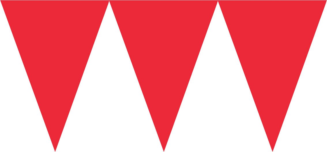 Amscan Pennant Banner Apple Red