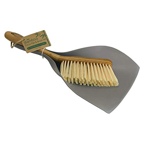 JVL Dustpan and Bristle Brush Set