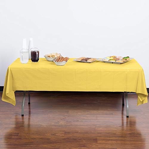 Creative Touch of Color Golden Rectangular Plastic Tablecover