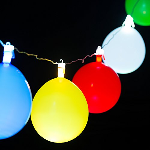 Funtime Gifts Balloon String Lights, Rubber Latex, Multi/Colour