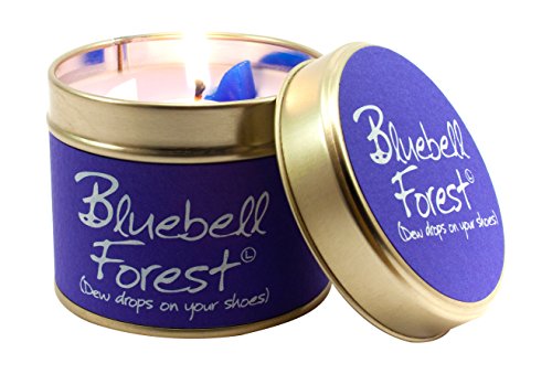 Lily-Flame Bluebell Forest Tin, Purple, 7.7cm l x 7.7cm w x 6.6cm h