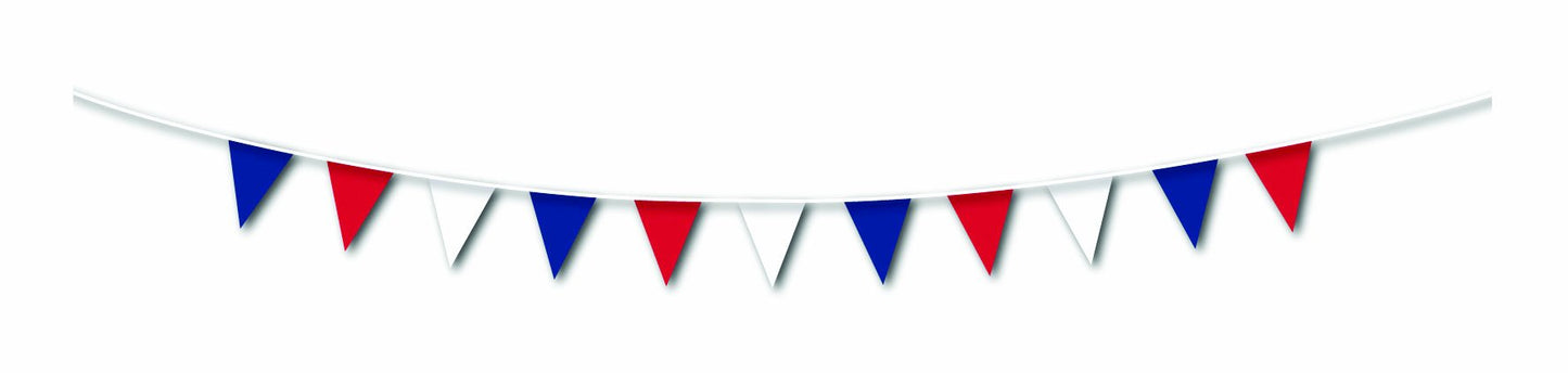 amscan Multicoloured Triangular Pennant Bunting 10m-1 Pc