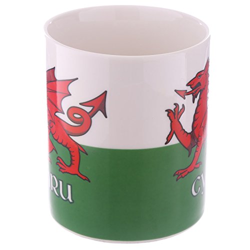 Welsh Dragon Cymru Porcelain Tea Coffee Mug