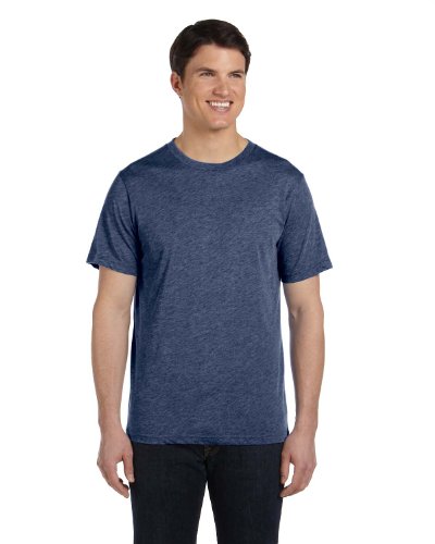 Canvas 3413C Mens Howard Tri-Blend T-Shirt - Navy Triblend - L (US)