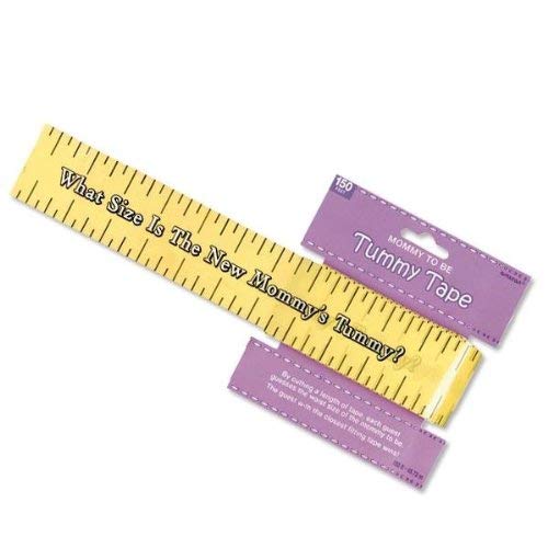 Amscan Baby Shower Tummy Measure Game-1 Piece, Vinyl, Yellow