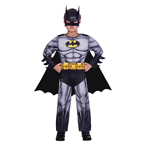 Amscan Official Warner Bros Batman Classic Fancy Dress Costume