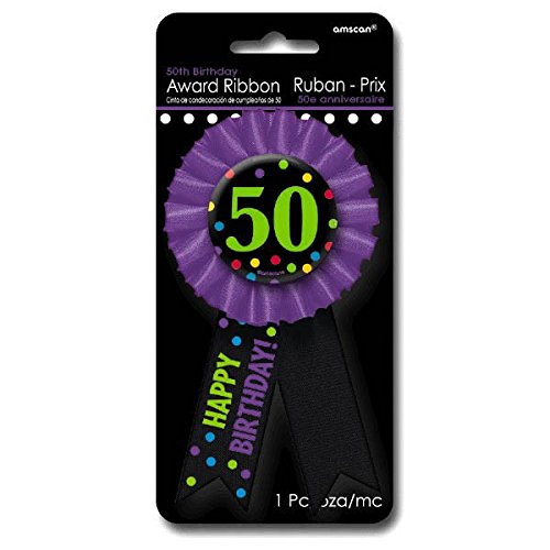 50th Birthday Award Ribbon