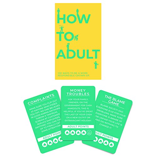 Gift Republic How To Adult 100 Cards, Green