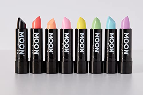 Neon UV Lipstick by Moon Glow - Bright Neon Coloured Lipstick - Glows under UV