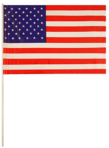 Bristol Novelty United States Handheld Waving Flag - Pack of 50