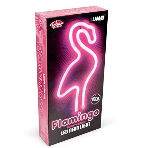 Tobar LUMO Flamingo LED NEON Light, Pink