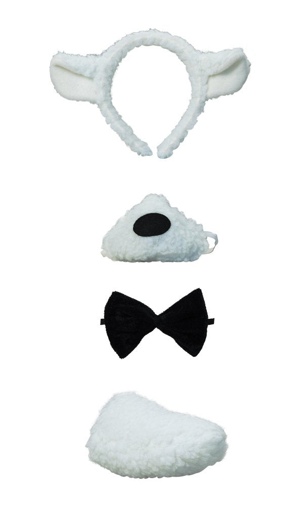 Bristol Novelty Lamb Set + Sound, Black and White, Pack of 1, One Size