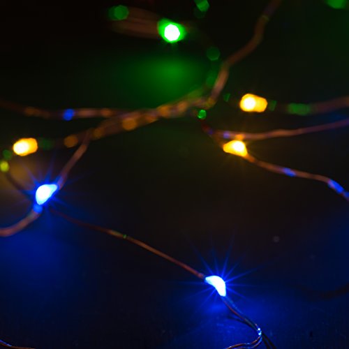 Funtime Gifts Multi-Coloured LED String Lights, Copper