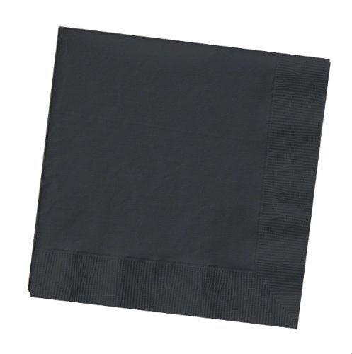 Black 3ply Dinner Party Paper Napkins, pack 25