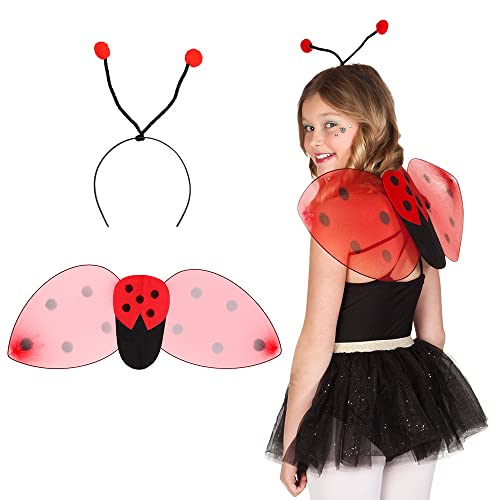 Boland Ladybird Headband and Wings Kit Red