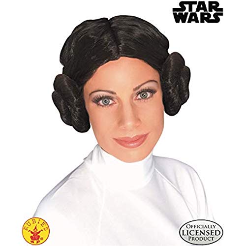 Rubie's Official Star Wars Princess Leia Wig, Adult Costume - One Size