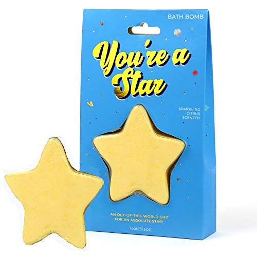 Gift Republic You are A Star Bath Bomb, Yellow/Gold Shimmer