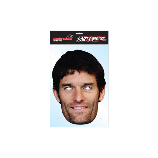 Mark Webber Celebrity Cardboard Face Mask - Single (Mask/Mask)