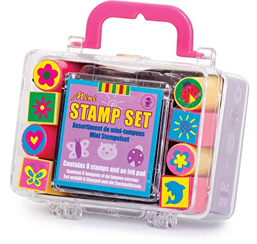 Tobar Mini Stamp Set with an Inked Pad-assorted design