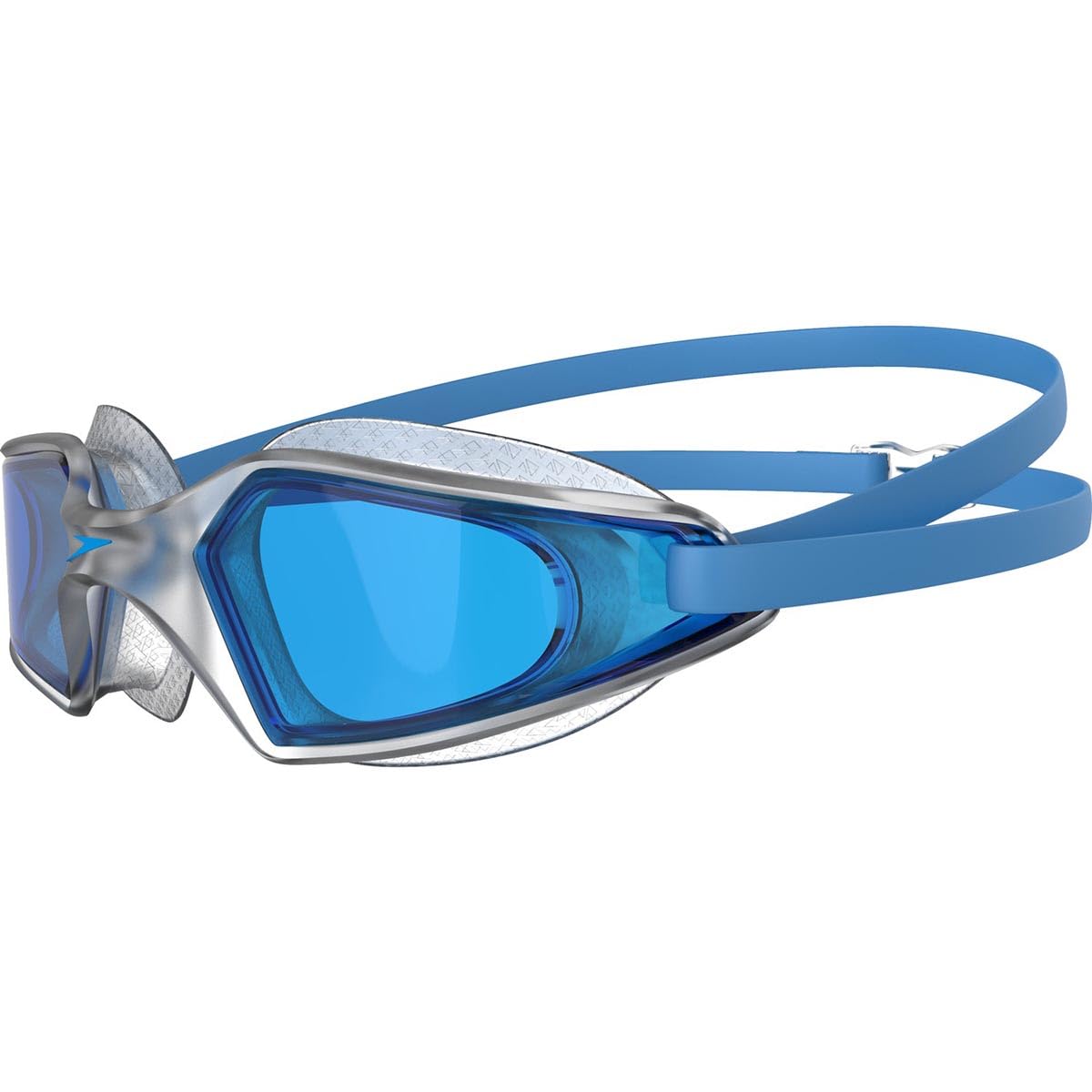 Speedo Unisex Adult Hydropulse Swimming Goggles, Pool Blue/Clear/Blue, One Size