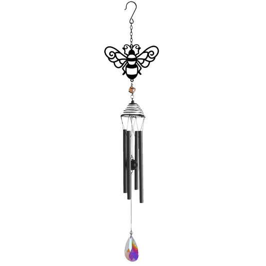 Primus Silhouette Wind Chime, Metal, Black, 50cm x 8.85cm x 3.92cm