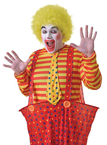 Bristol Novelty Clown Yellow Pop Wig, One Size