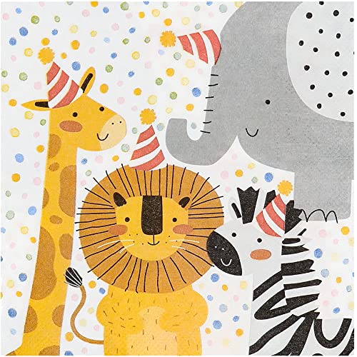 Boland Set 20 paper napkins Safari (33 x 33 cm)