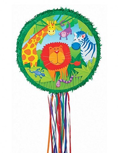 Amscan Expanding Pull Pinata - Wild Kingdom