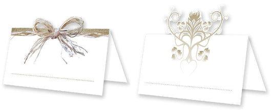 Rustic Wedding Die-Cut Place Cards /24