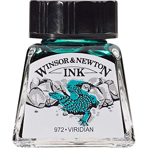 Winsor & Newton 14ml Drawing Ink Bottle - Black Indian