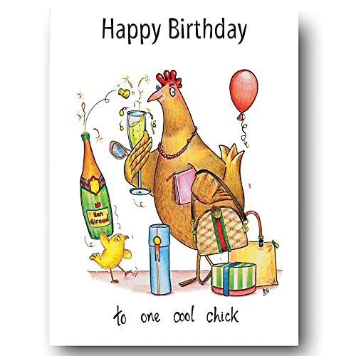 Compost Heap Birthday Chick  & Envelope