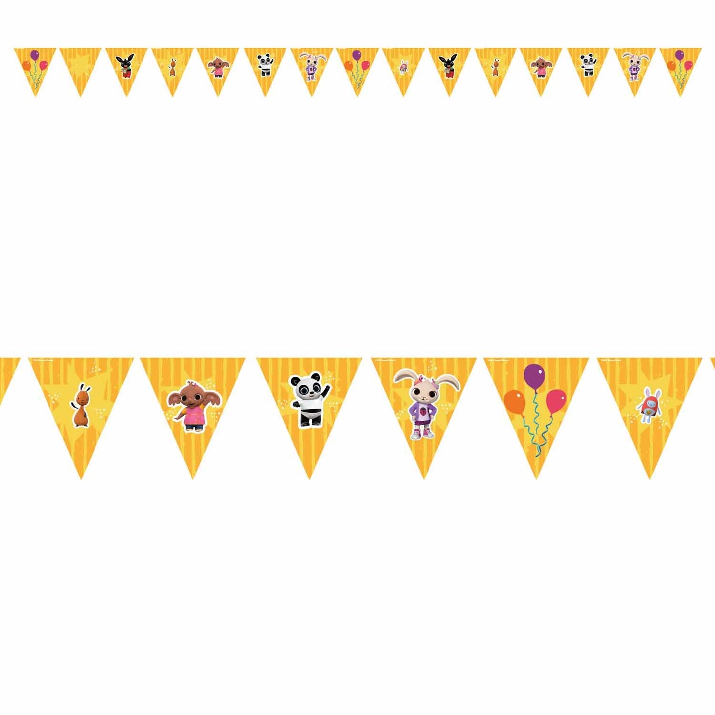 amscan 9911886 - Official Licensed Bing Pennant Banner Party Supplies 3.3M