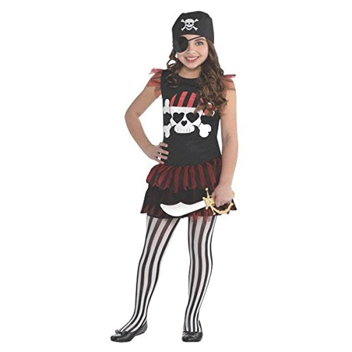 Child Girls Pirate T-Shirt Dress (8-10yr)