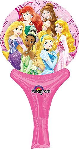 Amscan Globo Princesas - Mini Auto Inflable 23cm Foil Balloon