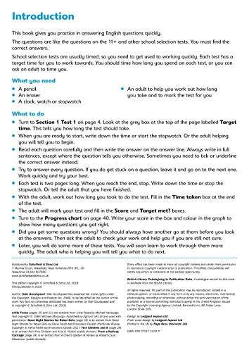 11+ English Rapid Tests Book 4: Year 5, Ages 9-10