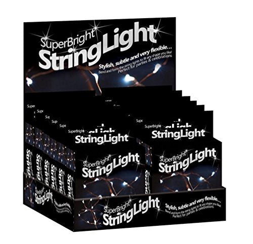 Funtime Gifts Super Bright LED String Lights, Copper, White