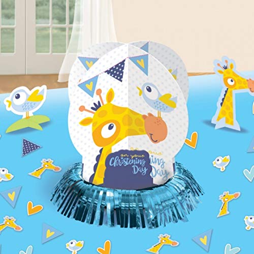 Amscan On your Christening Day Blue Table Decorating Kits /4