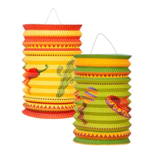 Boland Lanterns Mexicaines, Adult, Multi-Coloured