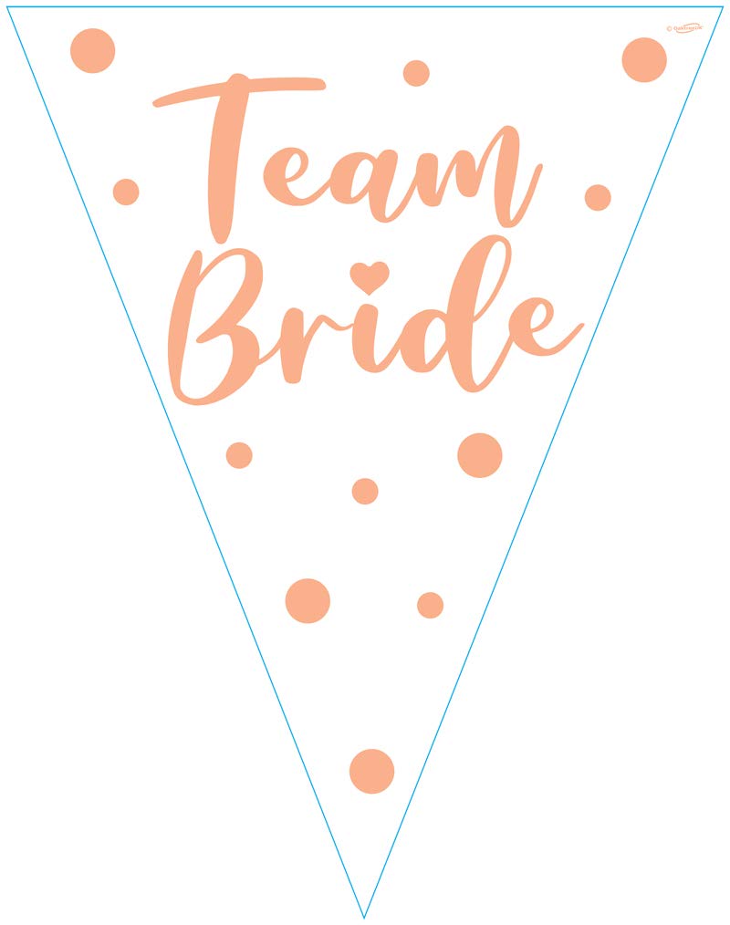 Team Bride Bunting Hen Party 3.9 mtr