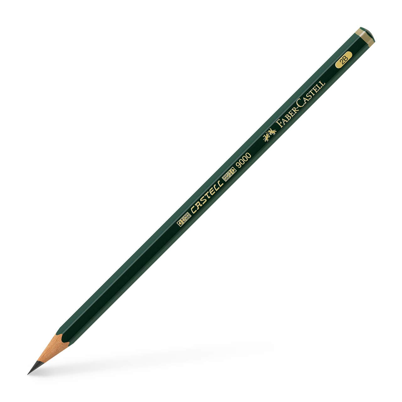 Faber-Castell, Castell 9000 2B, Drawing and Sketching, Green