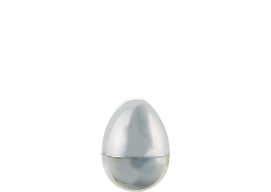 Silver Plastic Eggs - 10cm