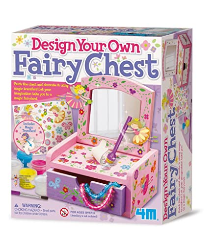 4M Paint Your Own Fairy Mirror Chest