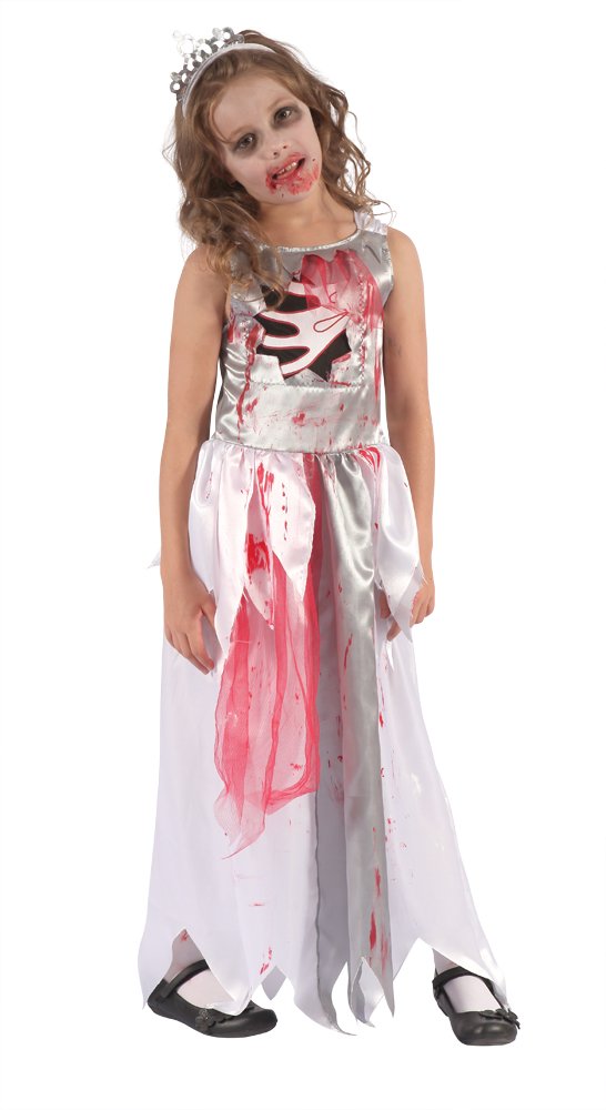 Bristol Novelty Bloody Zombie Queen Costume (L) Childs Age 7 - 9 Years