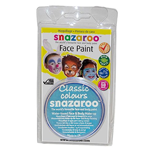 Amscan Snazaroo Face Paint Body Make-Up 18ml Light Grey