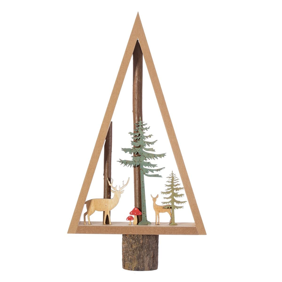 Sass & Belle Woodland Tree Standing Decoration