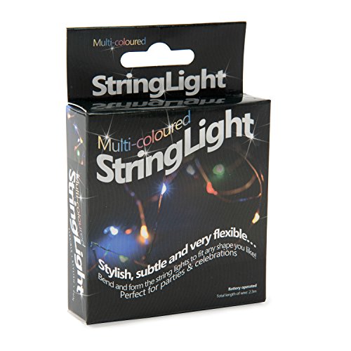 Funtime Gifts Multi-Coloured LED String Lights, Copper