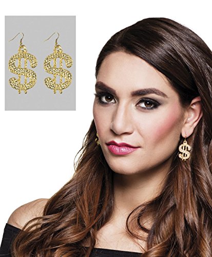 Boland Dollar Earrings, Gold